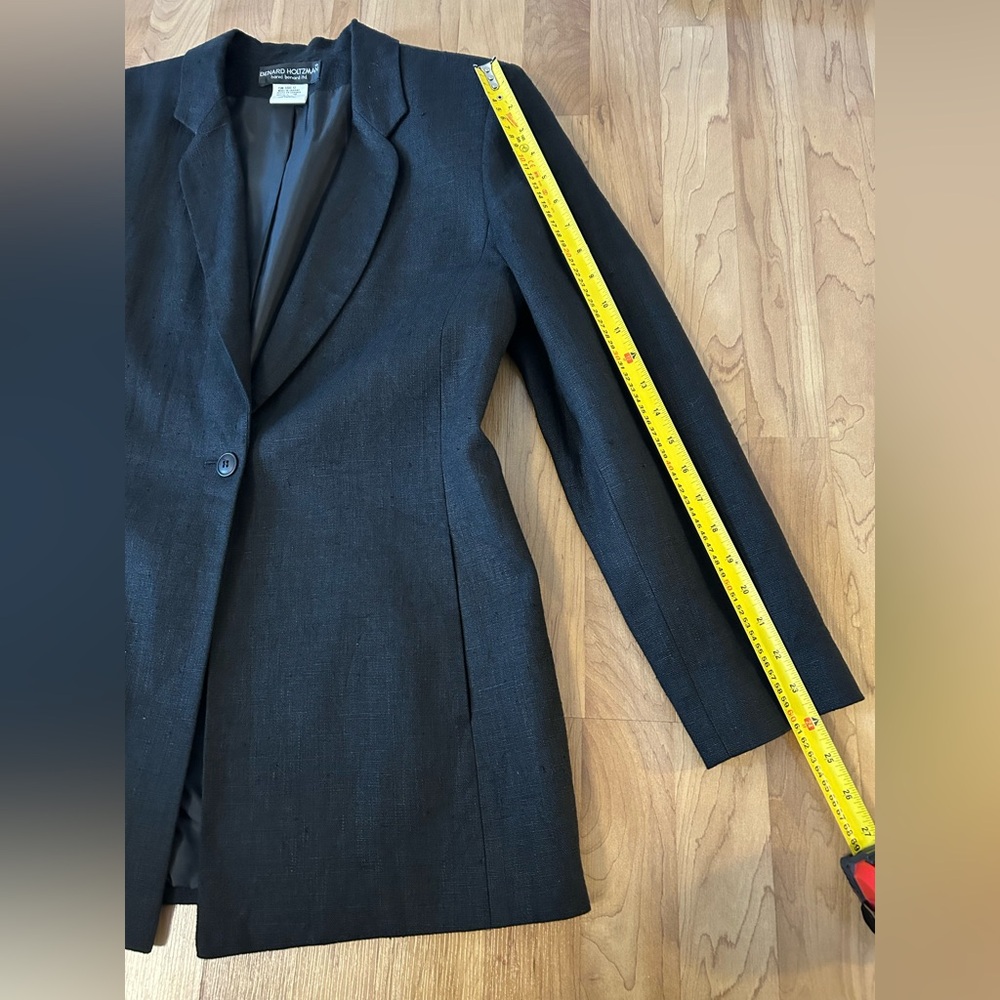 Linen Blazer Jacket Size M - Picture 7 of 11